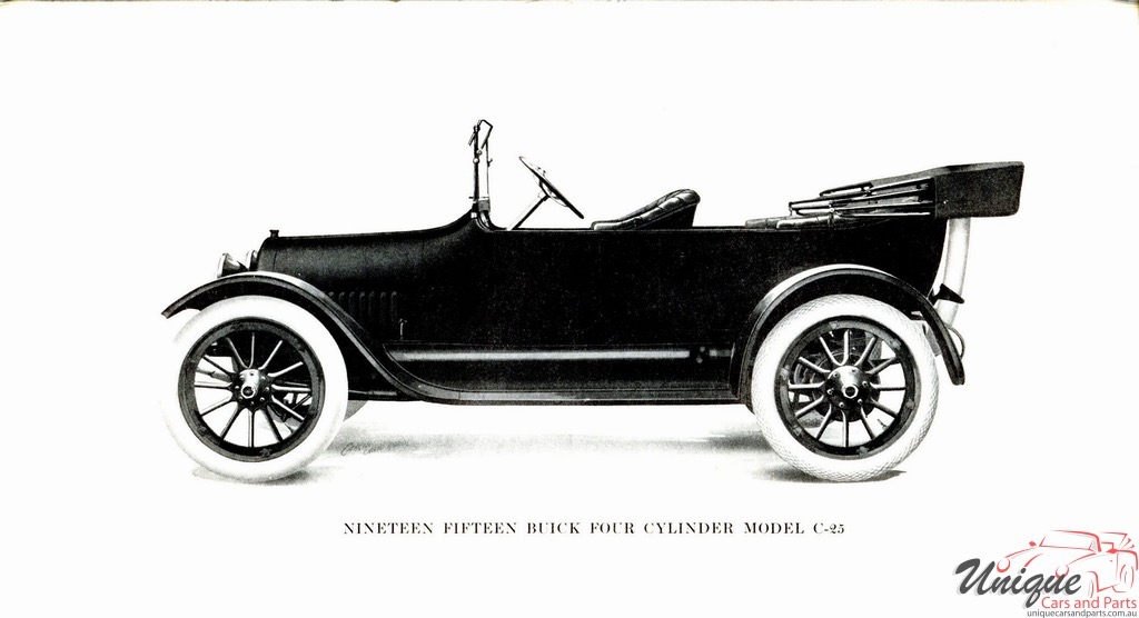 1915 Buick Specifications Folder Page 3